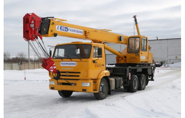 Автокран Галичанин 25т / 21,7м