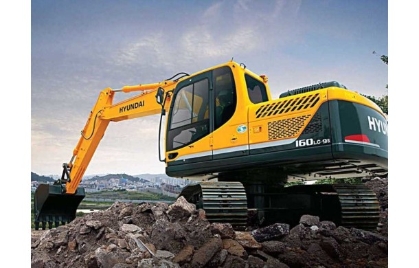 Hyundai R160LC-9S габарит